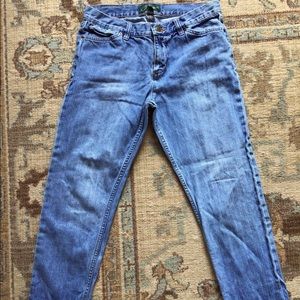 Ralph Lauren Cropped Boyfriend Jeans 6P Lauren LRL